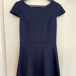 Lilly Pulitzer Navy cap sleeve dress with gold trim